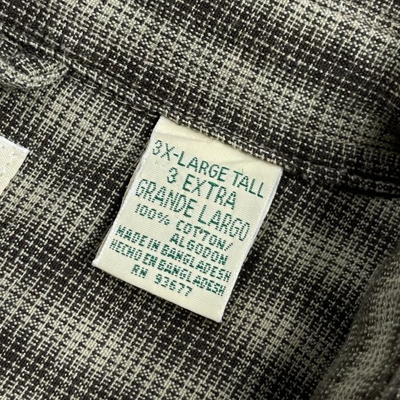 % St John's Bay Long Sleeve Strip Shirt Sz 3XLT (Tall) - Picture 10 of 11